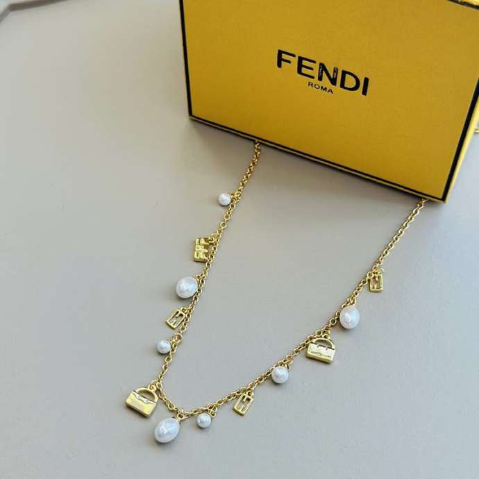 Picture of Fendi Necklace _SKUFendinecklace07cly278927